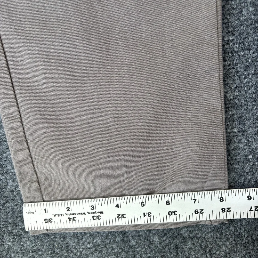 Dickies Flex Pants Mens 32x31 Gray Pockets Casual Low Rise Slim Tapered Leg